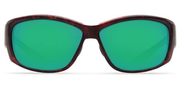 Costa Del Mar Luke Polarized Sunglasses Tortoise Green Mirror Poly Front